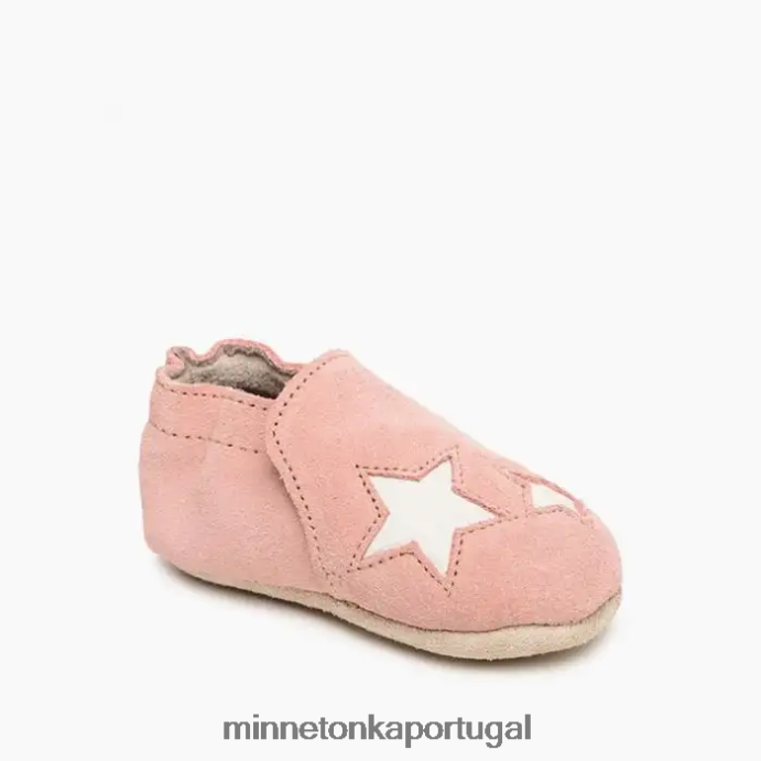 botinha infantil estrela crianças Minnetonka corar XJTPV6472 calçados