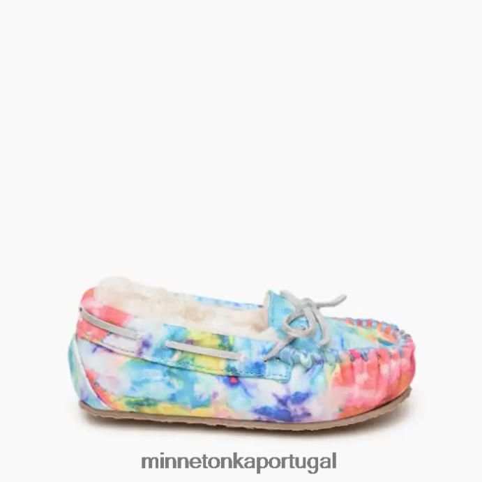 Cassie crianças Minnetonka respingo azul brilhante XJTPV6493 calçados