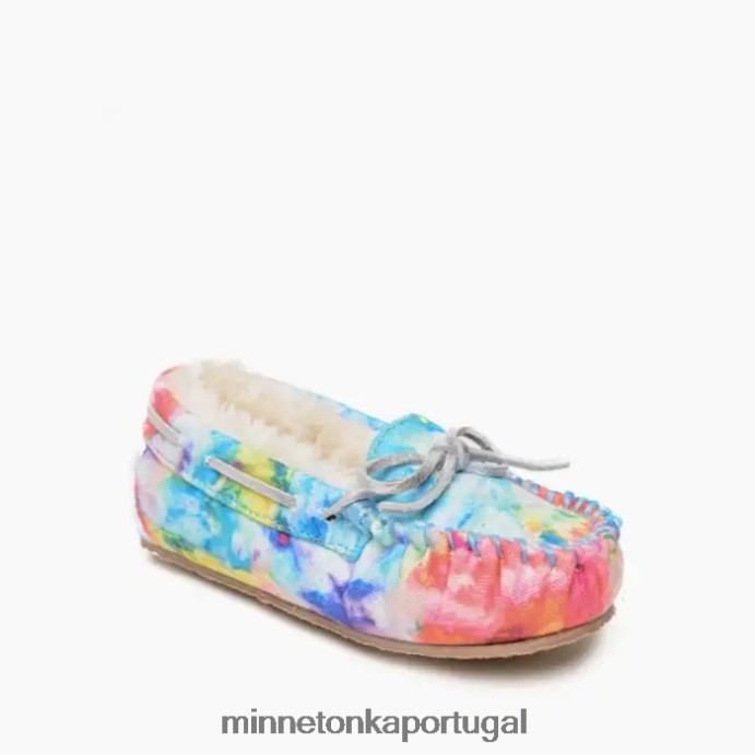 Cassie crianças Minnetonka respingo azul brilhante XJTPV6493 calçados