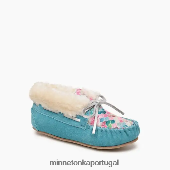 charley crianças Minnetonka sereia turquesa XJTPV6503 calçados