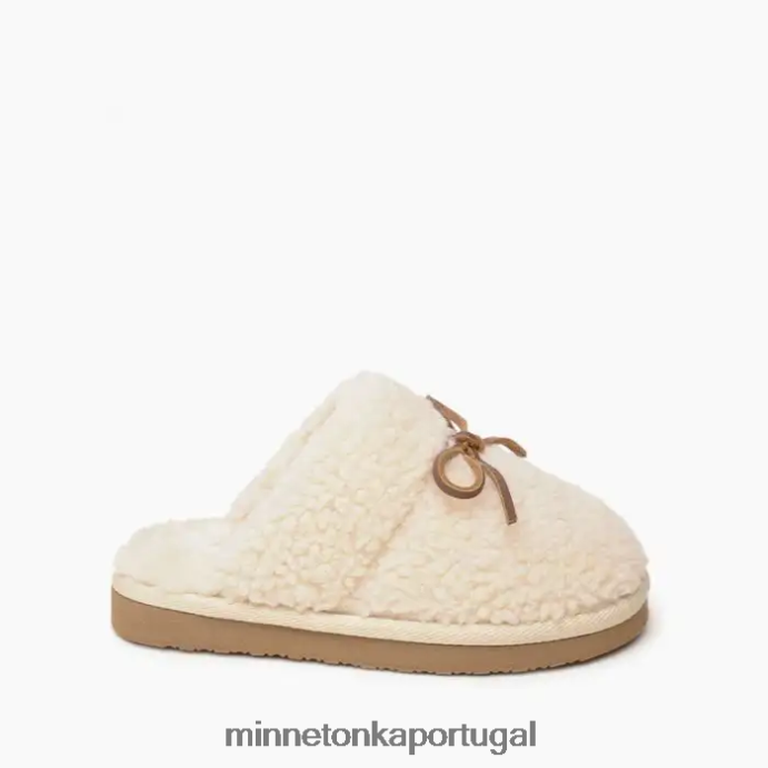 mini enxurrada crianças Minnetonka creme XJTPV6509 calçados