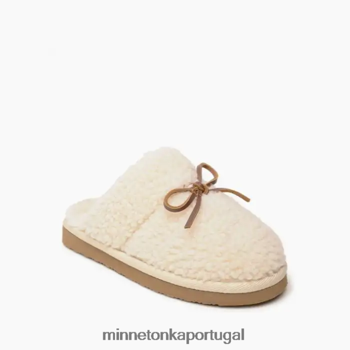 mini enxurrada crianças Minnetonka creme XJTPV6509 calçados