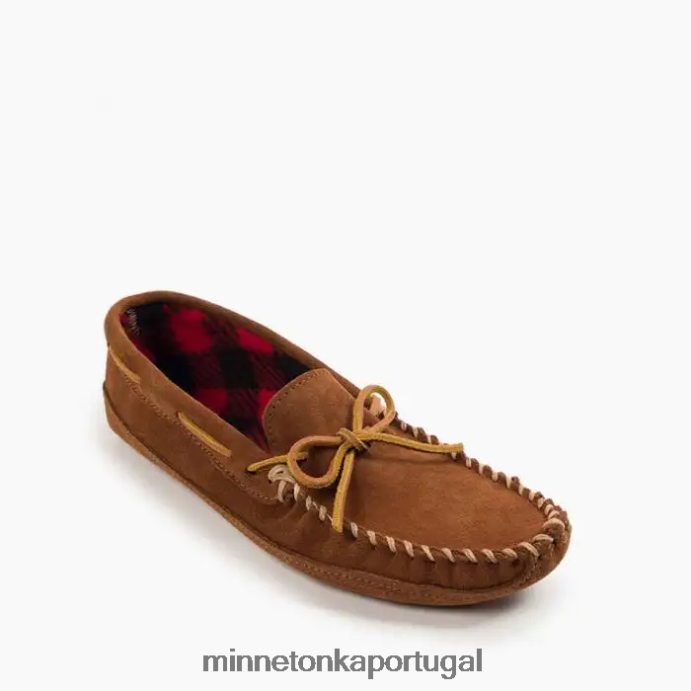 lã de fundo duplo homens Minnetonka marrom XJTPV6365 calçados