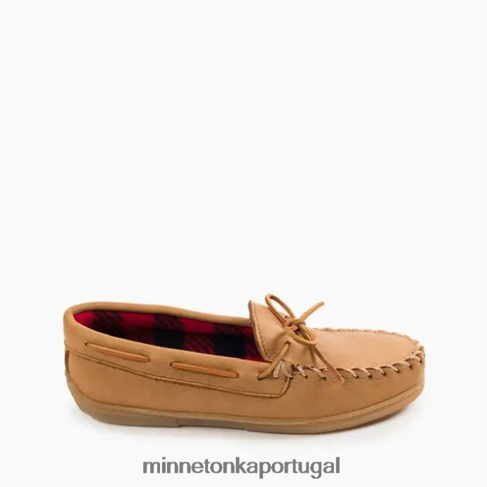 moc de lã de alce homens Minnetonka natural XJTPV6438 calçados