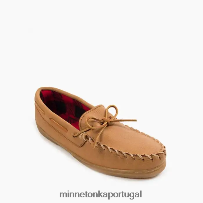 moc de lã de alce homens Minnetonka natural XJTPV6438 calçados