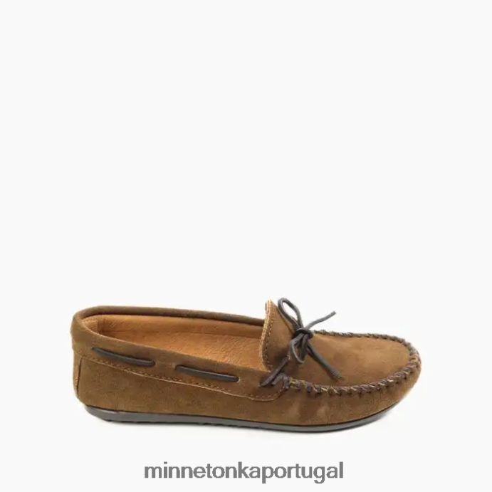 moc clássico homens Minnetonka marrom empoeirado XJTPV6329 calçados
