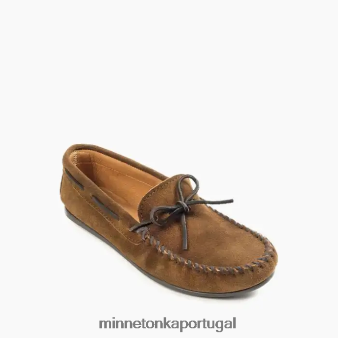 moc clássico homens Minnetonka marrom empoeirado XJTPV6329 calçados