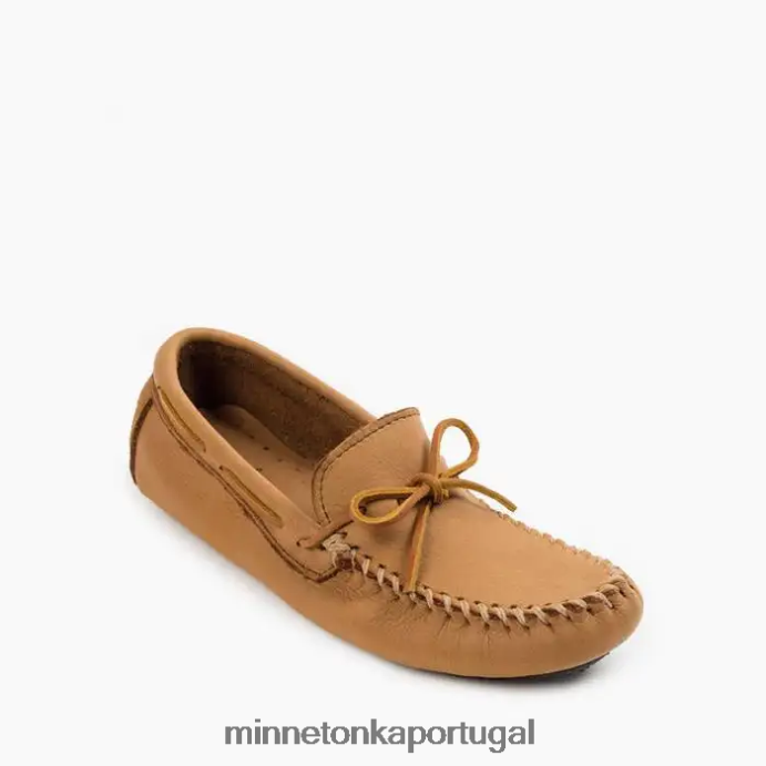 motorista de alce homens Minnetonka natural XJTPV6356 calçados