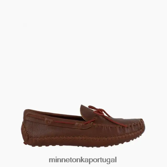 p.w. dirigindo moc homens Minnetonka marrom/conhaque XJTPV6376 calçados