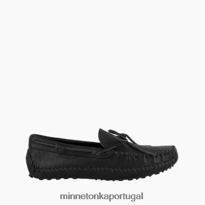 p.w. dirigindo moc homens Minnetonka preto XJTPV6387 calçados