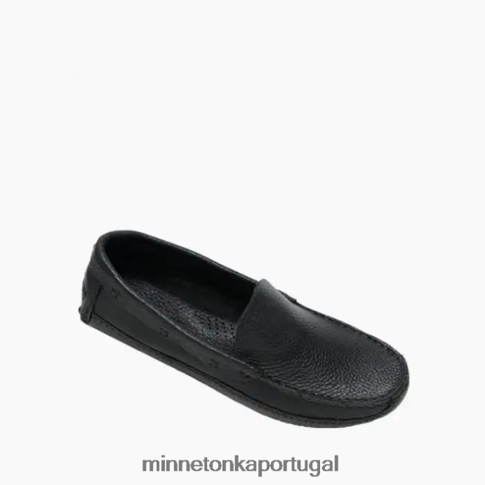 p.w. mocassim de condução homens Minnetonka preto XJTPV6393 calçados
