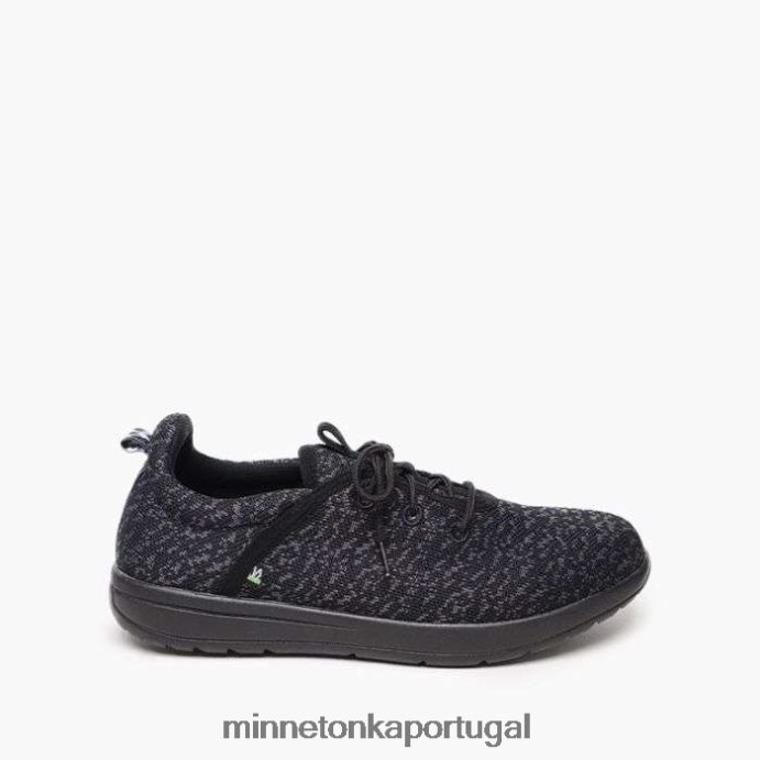 eco de novo homens Minnetonka preto XJTPV6451 calçados