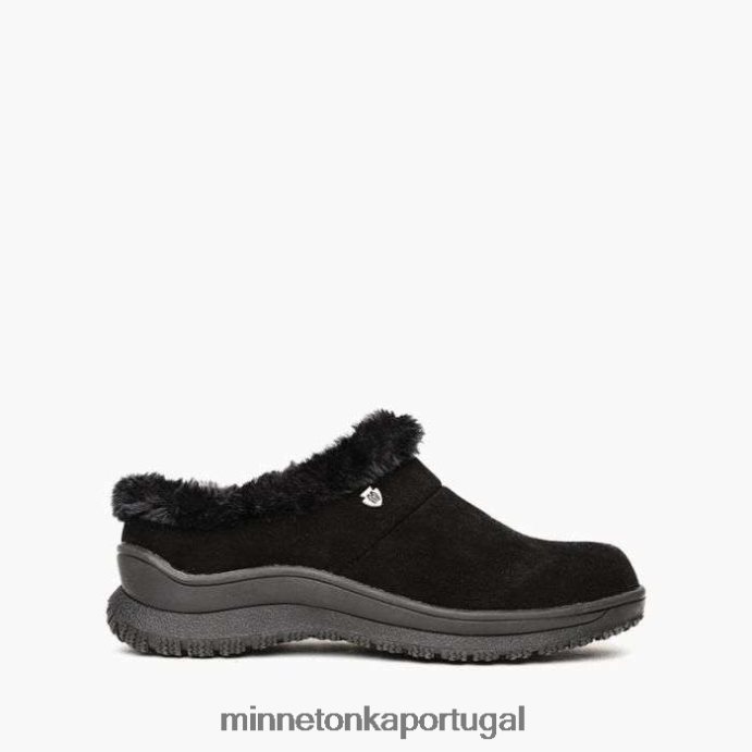 Emerson mulheres Minnetonka preto XJTPV644 calçados