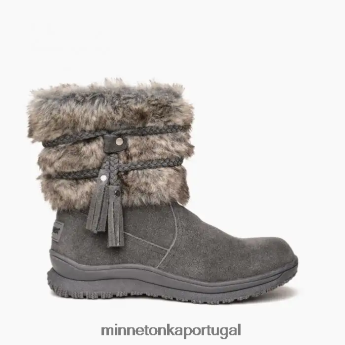 Everett mulheres Minnetonka carvão XJTPV640 calçados