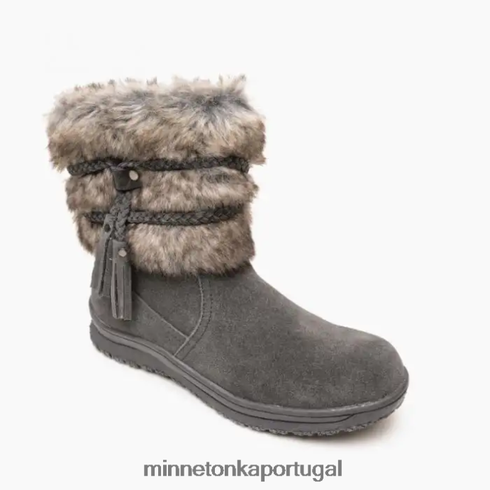 Everett mulheres Minnetonka carvão XJTPV640 calçados