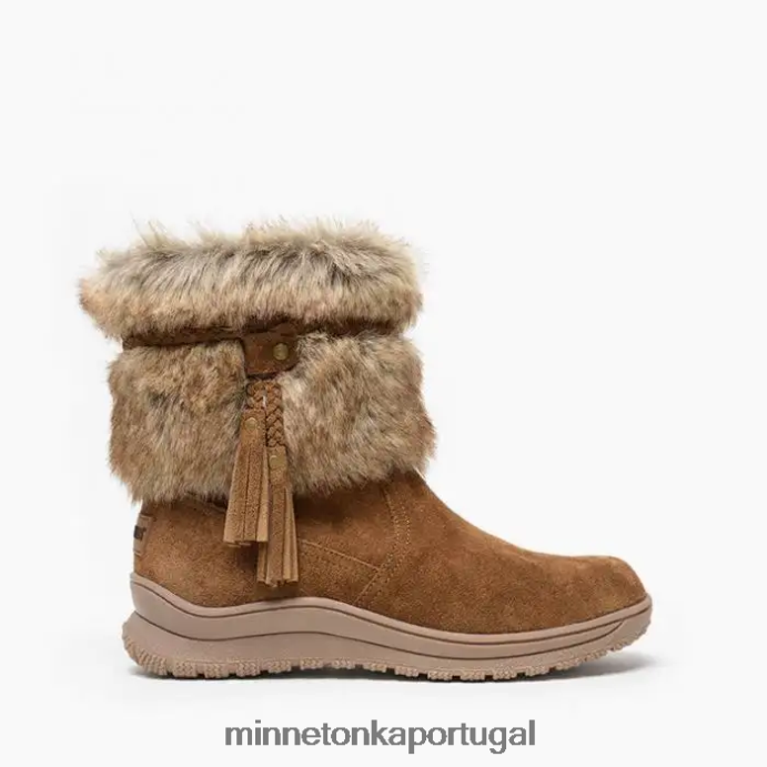 Everett mulheres Minnetonka marrom empoeirado XJTPV641 calçados