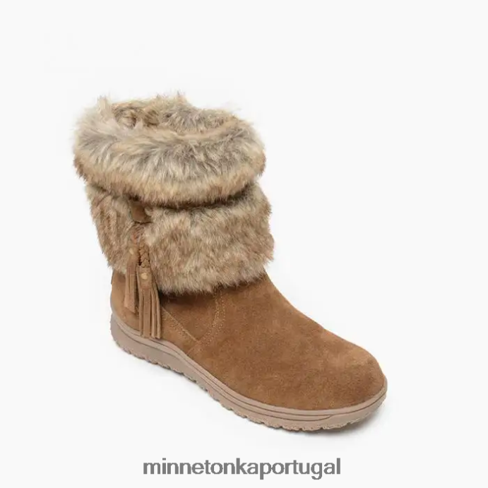 Everett mulheres Minnetonka marrom empoeirado XJTPV641 calçados