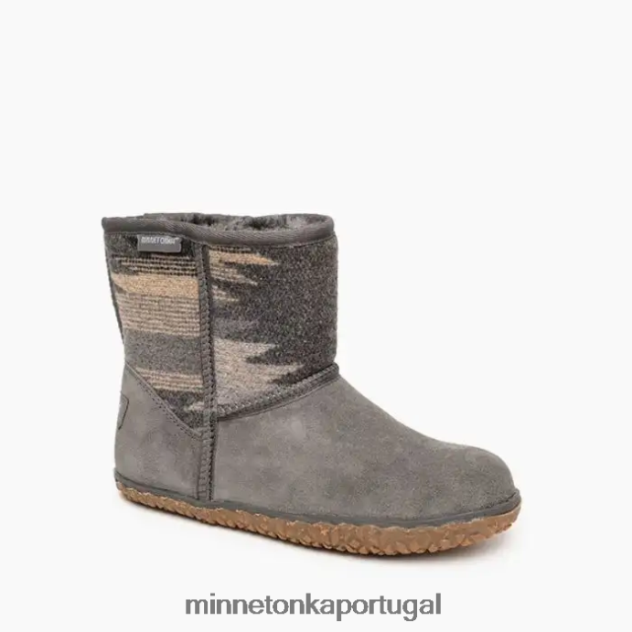 Tali mulheres Minnetonka cinza multi XJTPV648 calçados