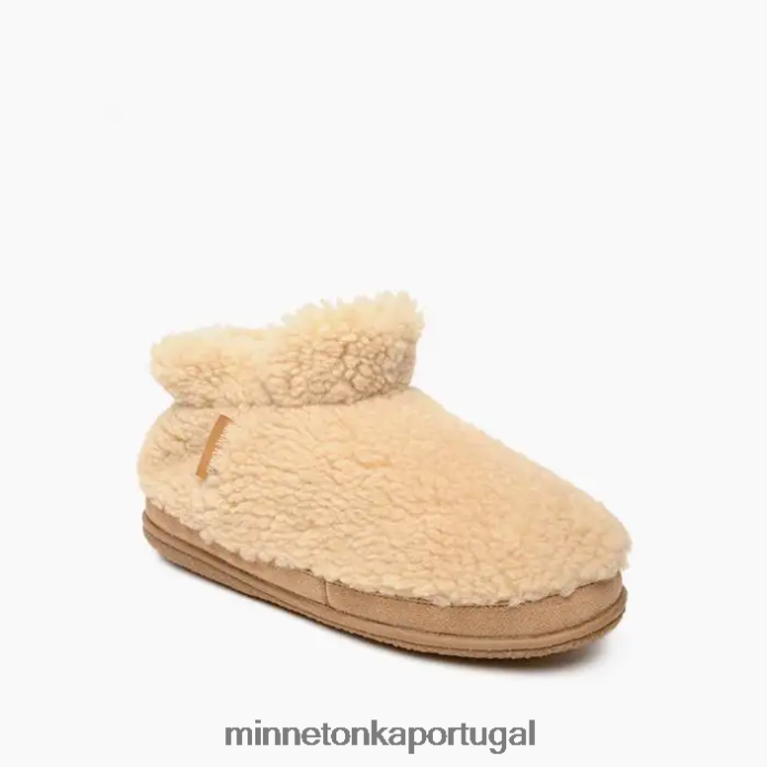 botinha brekyn mulheres Minnetonka bronzeado dourado XJTPV6296 calçados