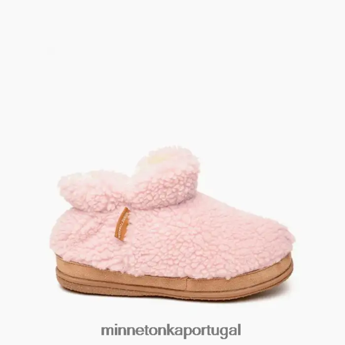 botinha brekyn mulheres Minnetonka rosa XJTPV6298 calçados