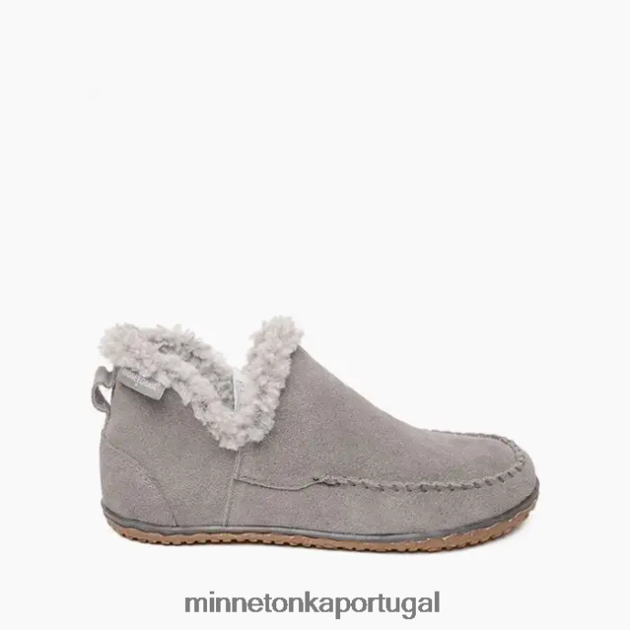 taren mulheres Minnetonka cinza XJTPV650 calçados