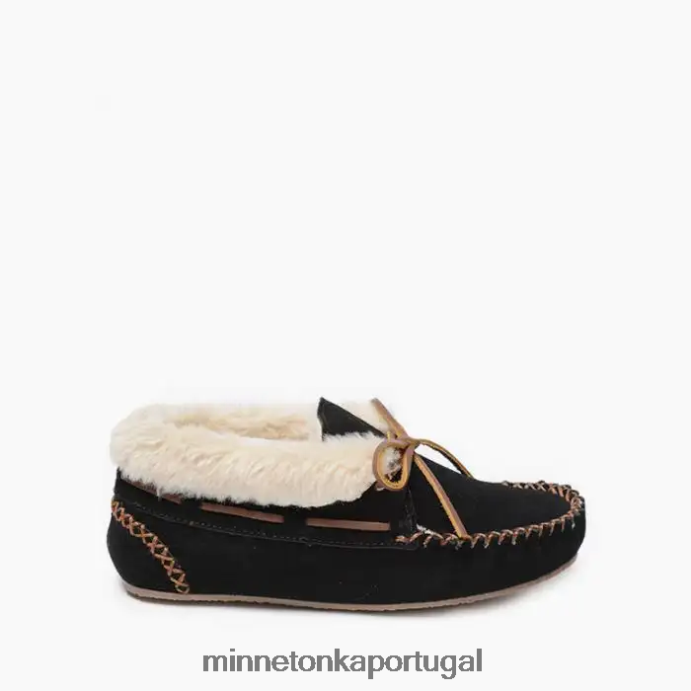 Crissy mulheres Minnetonka preto XJTPV6229 calçados