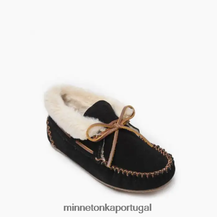 Crissy mulheres Minnetonka preto XJTPV6229 calçados