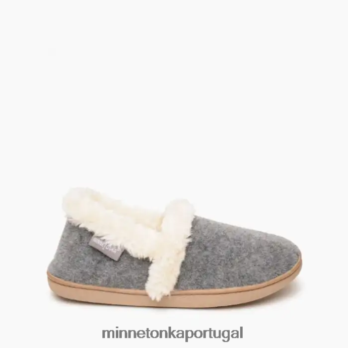 Dina mulheres Minnetonka cinza XJTPV6250 calçados