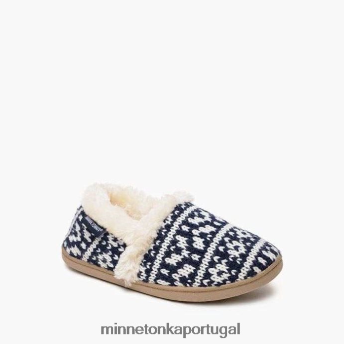 Dina mulheres Minnetonka marinha multi XJTPV6252 calçados