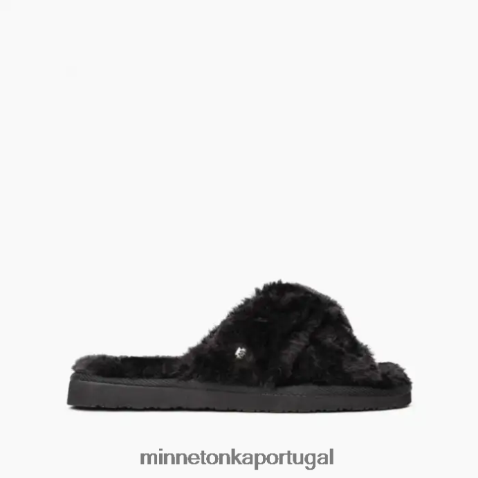 Lilly mulheres Minnetonka preto XJTPV6280 calçados
