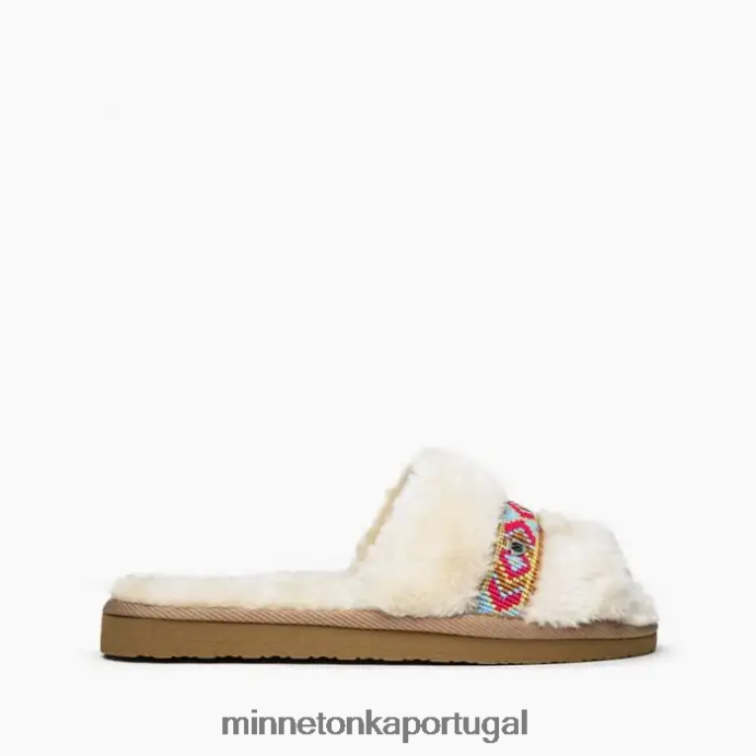 Londres mulheres Minnetonka creme XJTPV6277 calçados