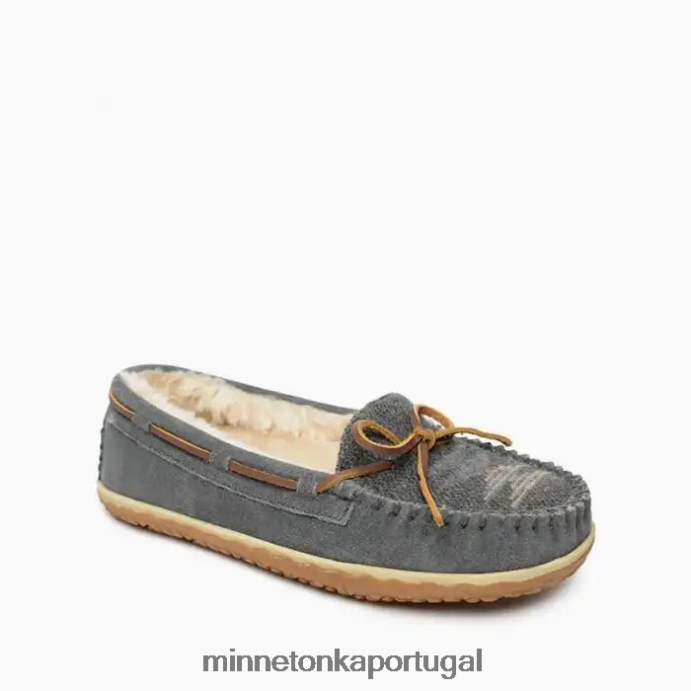 Tília mulheres Minnetonka cinza XJTPV6129 calçados