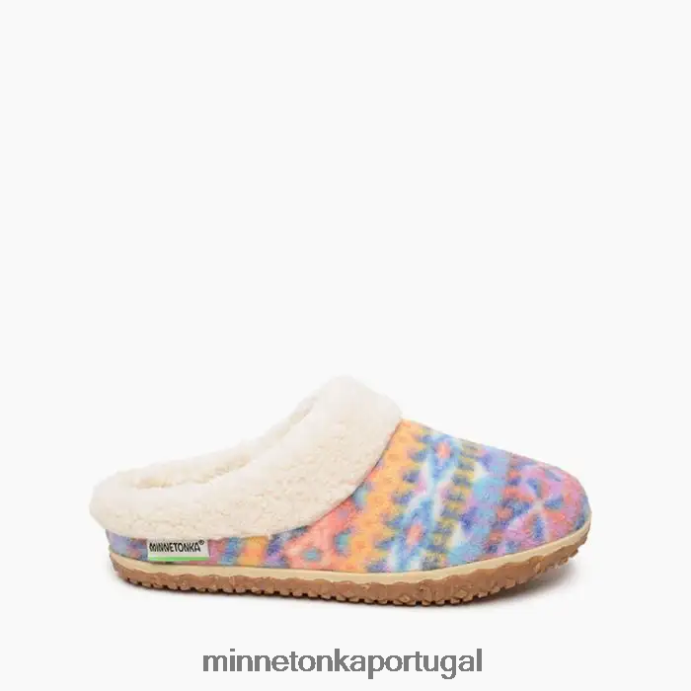 abeto ecológico mulheres Minnetonka pôr do sol laranja XJTPV6255 calçados