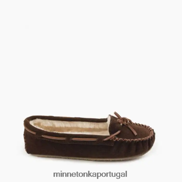 calmamente mulheres Minnetonka chocolate XJTPV6200 calçados