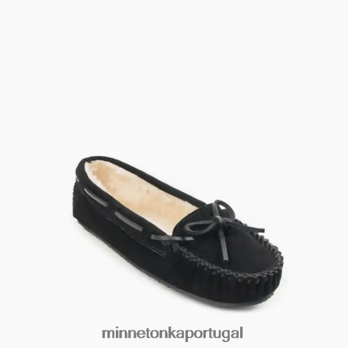 calmamente mulheres Minnetonka preto XJTPV6199 calçados