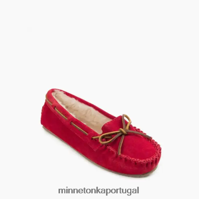 calmamente mulheres Minnetonka vermelho XJTPV6206 calçados