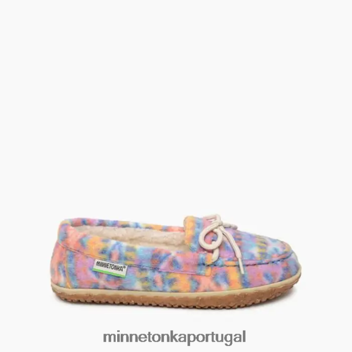 carvalho ecológico mulheres Minnetonka pôr do sol laranja XJTPV6266 calçados