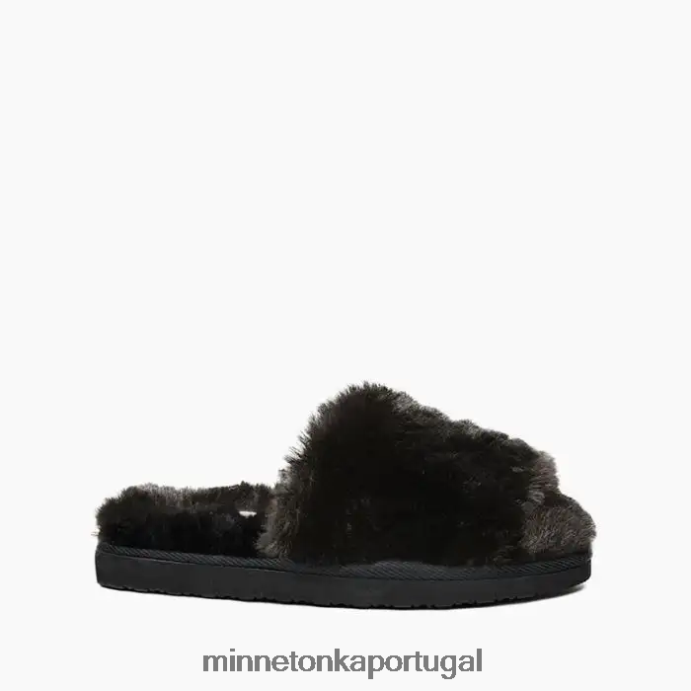 eileen mulheres Minnetonka preto XJTPV6271 calçados