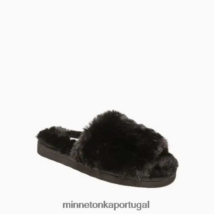 eileen mulheres Minnetonka preto XJTPV6271 calçados