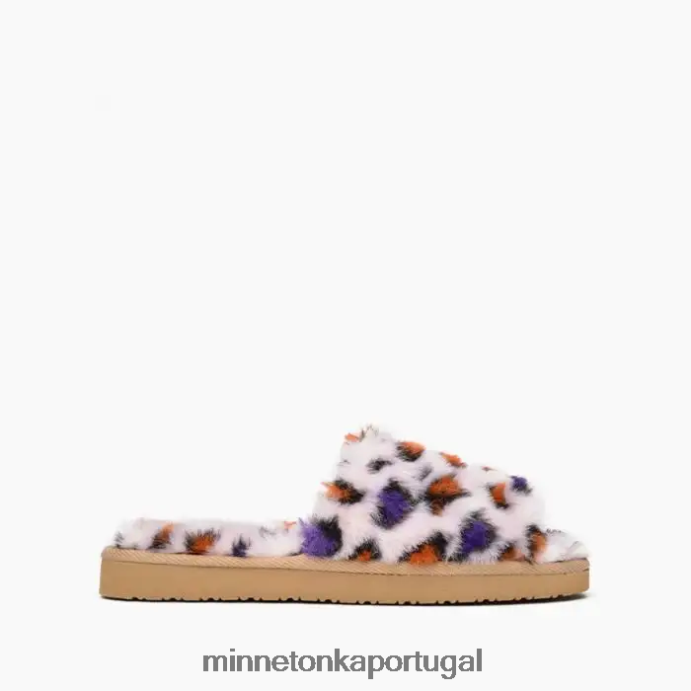 haha mulheres Minnetonka estampa de leopardo blush XJTPV6287 calçados