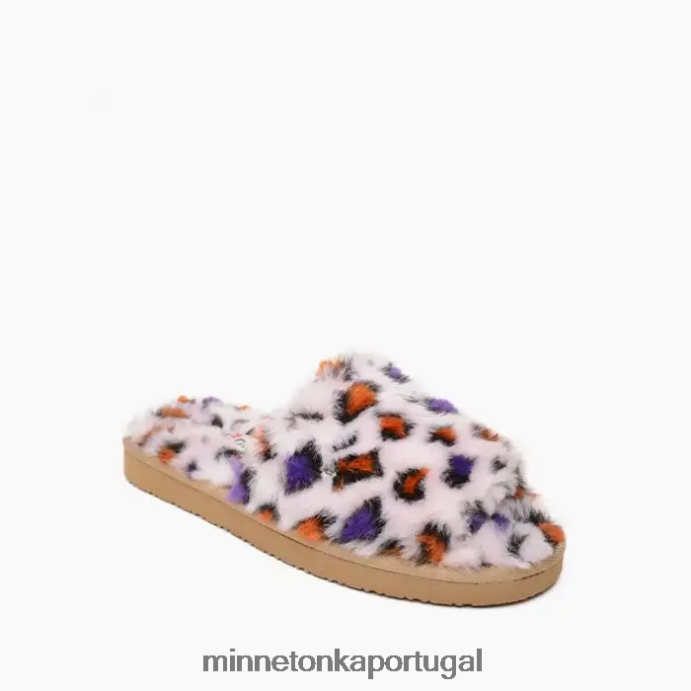 haha mulheres Minnetonka estampa de leopardo blush XJTPV6287 calçados