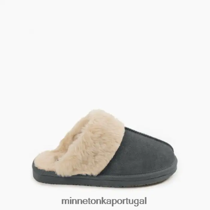 xadrez mulheres Minnetonka carvão XJTPV6210 calçados