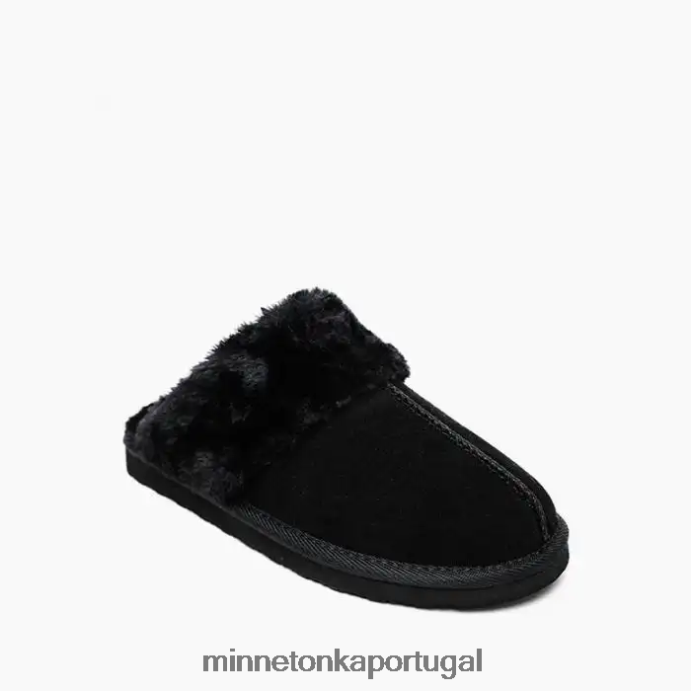 xadrez mulheres Minnetonka preto XJTPV6208 calçados