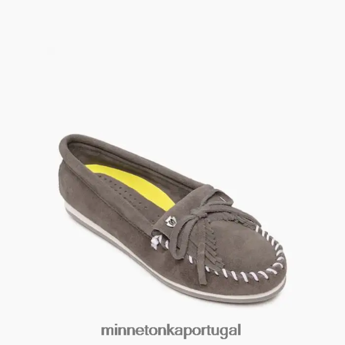 Kilty mais mulheres Minnetonka cinza XJTPV659 calçados