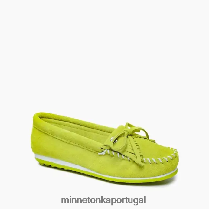 Kilty mais mulheres Minnetonka verde cítrico XJTPV658 calçados