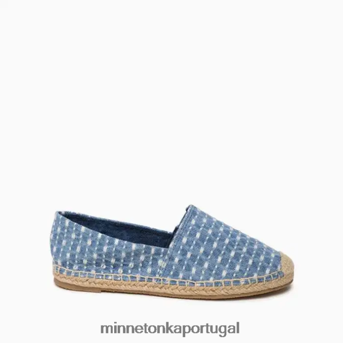Pam mulheres Minnetonka jeans azul claro XJTPV6133 calçados