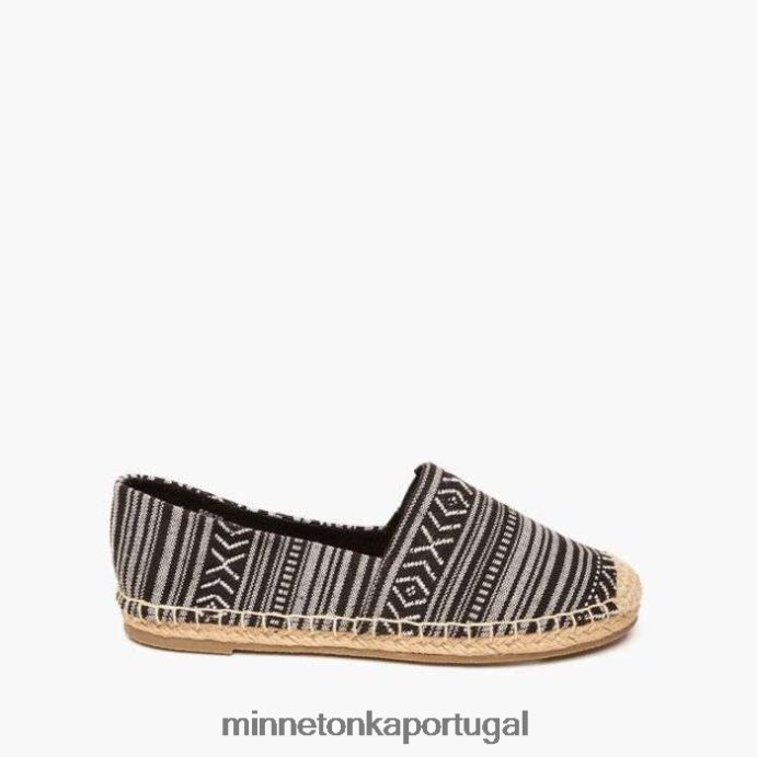 Pam mulheres Minnetonka preto XJTPV6131 calçados