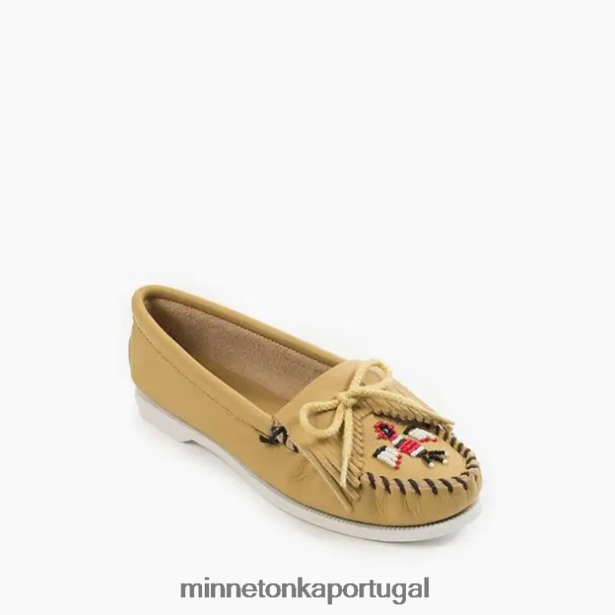 barco Thunderbird moc mulheres Minnetonka natural XJTPV6100 calçados