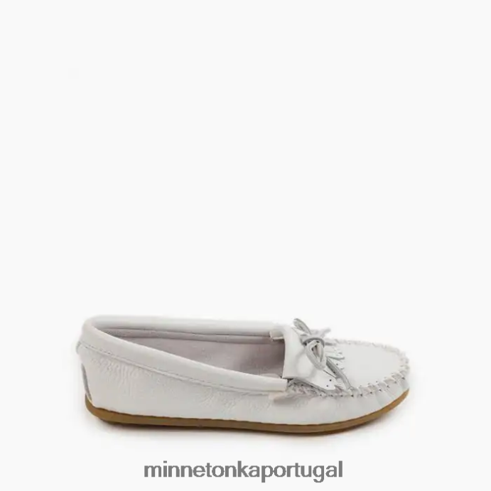 kilt de pele de veado mulheres Minnetonka branco XJTPV698 calçados