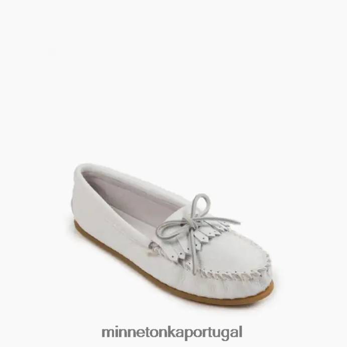 kilt de pele de veado mulheres Minnetonka branco XJTPV698 calçados